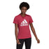 T-shirt rosa adidas LOUNGEWEAR Essentials Logo Tee, Abbigliamento Sport, SKU a712000078, Immagine 0